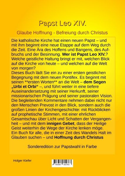Produktbild: Papst Leo XIV.
