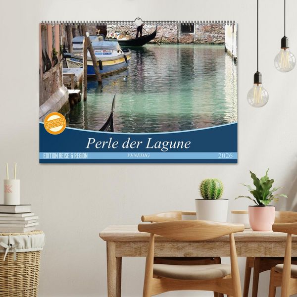 Produktbild: VENEDIG - Perle der Lagune (Wandkalender 2026 DIN A2 quer), CALVENDO Monatskalender