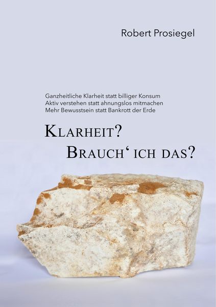 Produktbild: Klarheit? Brauch&acute; ich das?