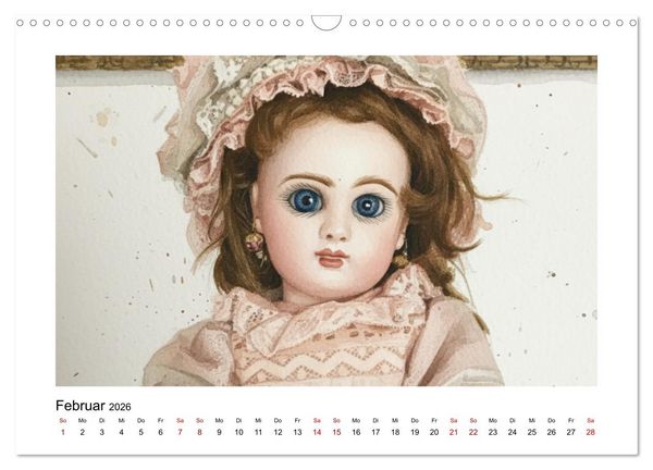 Produktbild: Sammlerst&uuml;cke: Puppen und B&auml;ren (Wandkalender 2026 DIN A3 quer), CALVENDO Monatskalender