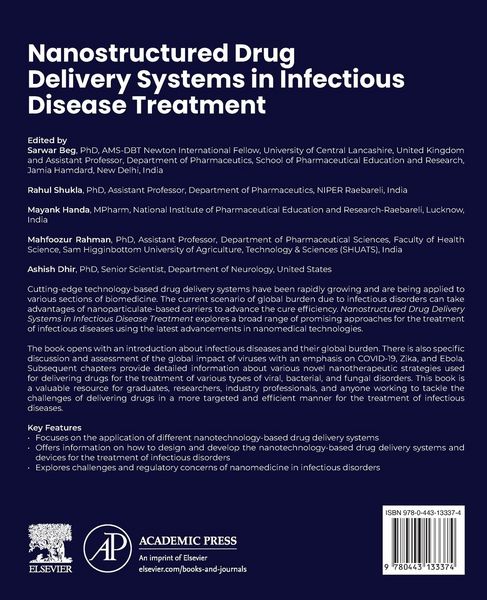 Produktbild: Nanostructured Drug Delivery Systems in Infectious Disease Treatment