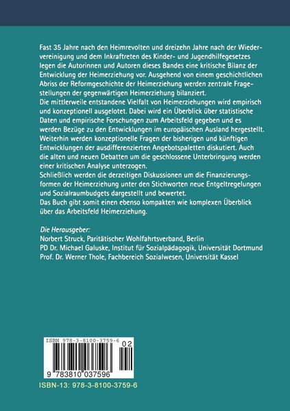 Produktbild: Reform der Heimerziehung