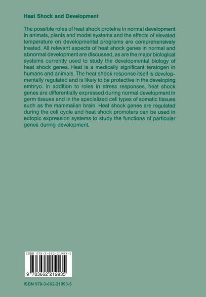 Produktbild: Heat Shock and Development