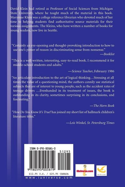 Produktbild: How Do You Know It's True?