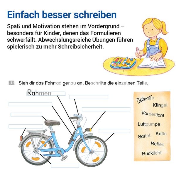 Produktbild: Das &Uuml;bungsheft Texte schreiben 3