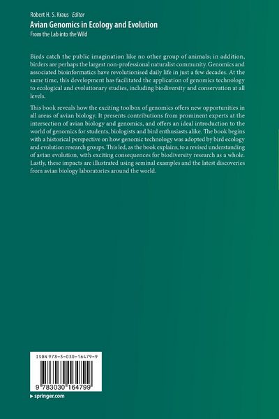 Produktbild: Avian Genomics in Ecology and Evolution