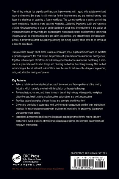 Produktbild: Designing Ergonomic, Safe, and Attractive Mining Workplaces