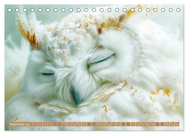 Produktbild: Tierische Tr&auml;umer - Sanft ruhend (Tischkalender 2026 DIN A5 quer), CALVENDO Monatskalender