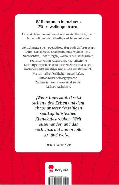 Produktbild: Weltschmerzmittel. Life is a Story - story.one. Gewinnerin des Young Storyteller Awards 2022