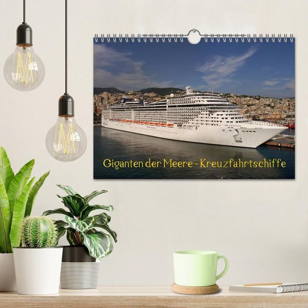 Produktbild: Giganten der Meere - Kreuzfahrtschiffe (Wandkalender 2027 DIN A4 quer), CALVENDO Monatskalender