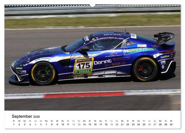 Produktbild: Motorsport in Deutschland (Wandkalender 2026 DIN A2 quer), CALVENDO Monatskalender