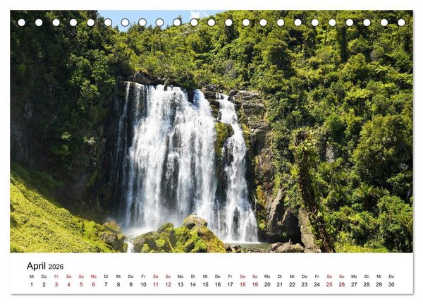 Produktbild: Neuseeland - Regionen Waikato und Bay of Plenty (Tischkalender 2026 DIN A5 quer), CALVENDO Monatskalender