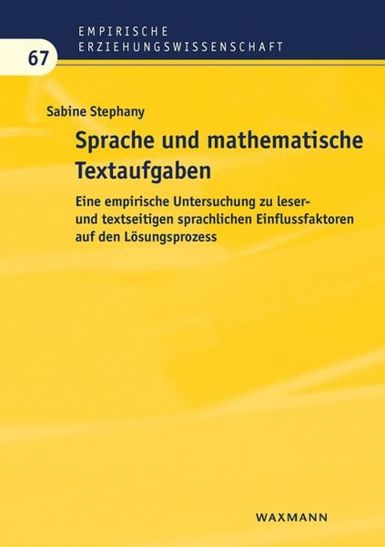 Produktbild: Sprache und mathematische Textaufgaben