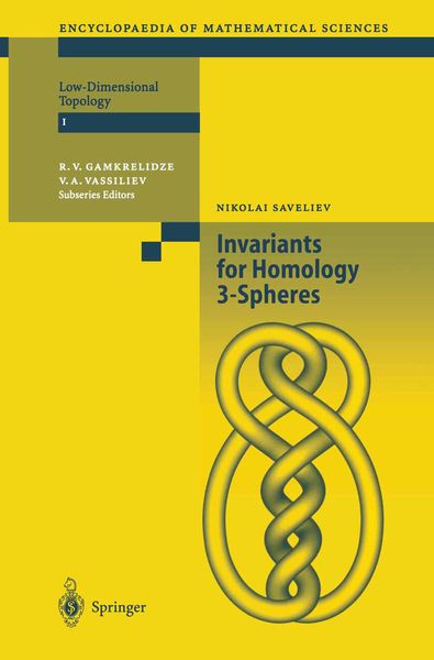 Produktbild: Invariants of Homology 3-Spheres