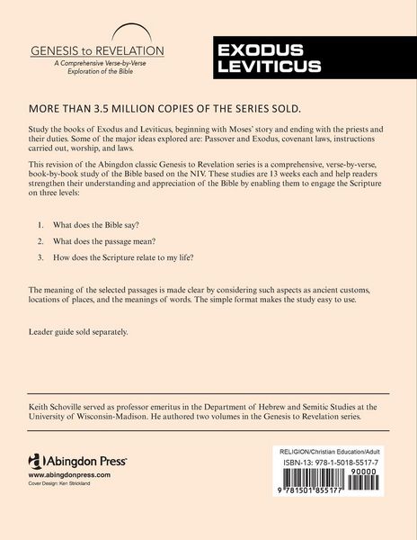 Produktbild: Genesis to Revelation: Exodus, Leviticus Participant Book