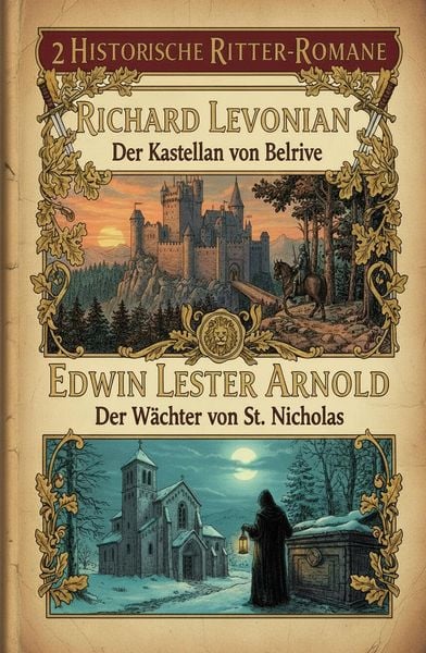 Produktbild: 2 Historische Ritter-Romane: Der Kastellan von Belrive / Der W&auml;chter von St. Nicholas