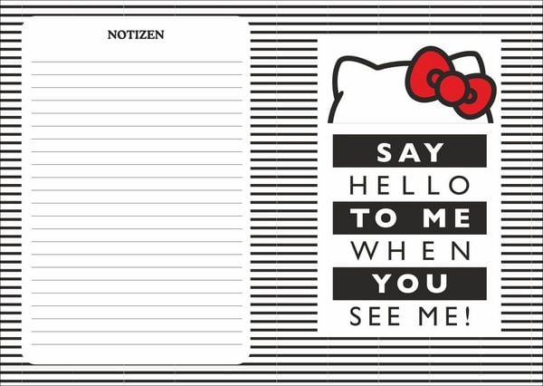 Produktbild: Hello Kitty 17-Monats-Kalenderbuch A5 2027 - 17 Monate. Von August 2026 bis Dezember 2027