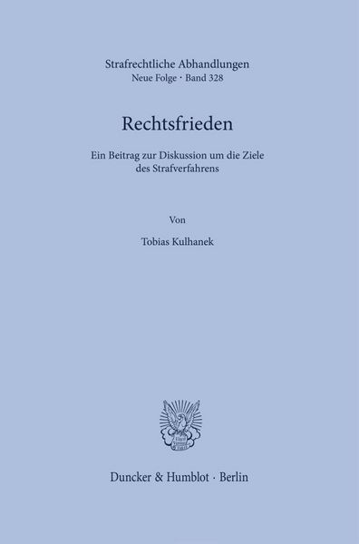 Produktbild: Rechtsfrieden