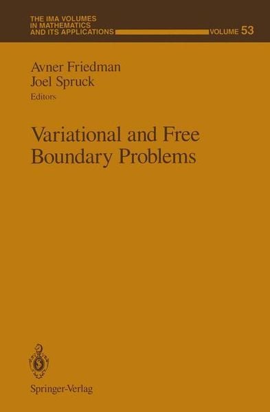 Produktbild: FRIEDMAN AVNER: Variational and Free Boundary Proble
