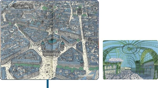 Produktbild: Moleskine I AM the city Paris Notizbuch limitierte Ausgabe, L/A5, liniert, fester Einband