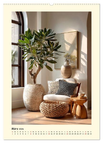 Produktbild: Exquisite Wohnaccessoires. Inspiration f&uuml;r ein stilvolles Zuhause (Wandkalender 2026 DIN A2 hoch), CALVENDO Monatskalender