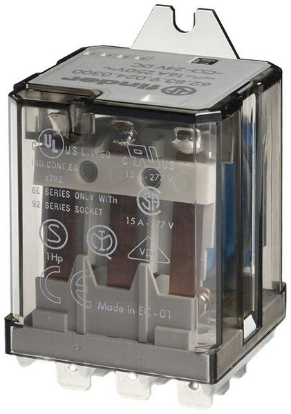 Produktbild: Finder 62.83.8.230.4300 Steckrelais 230 V/AC 16A 3 Schlie&szlig;er 1St.