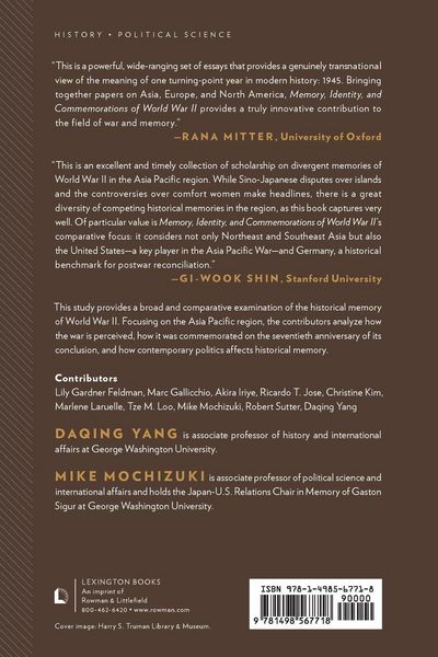 Produktbild: Memory, Identity, and Commemorations of World War II