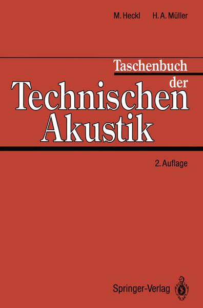 Taschenbuch der Technischen Akustik, Taschenbuch von , Springer Berlin, 9783642973574