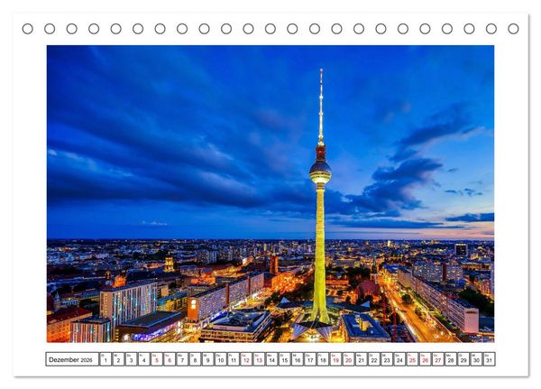 Produktbild: Reiseziele in Deutschland (Tischkalender 2026 DIN A5 quer), CALVENDO Monatskalender