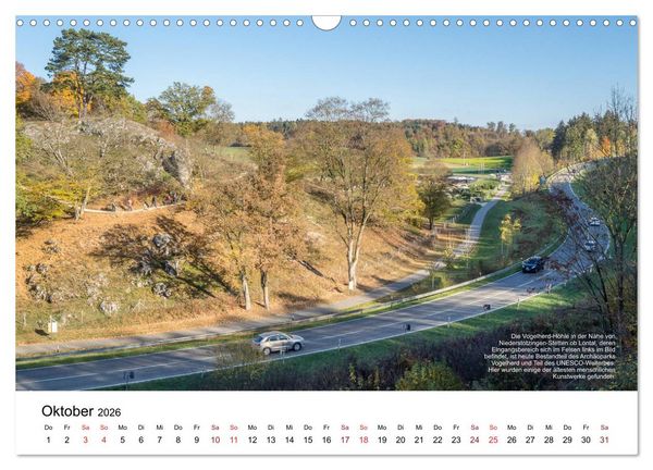 Produktbild: Das Lonetal - Wiege der menschlichen Kunst (Wandkalender 2026 DIN A3 quer), CALVENDO Monatskalender