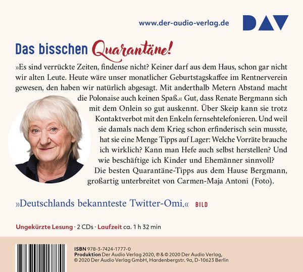 Produktbild: Dann bleiben wir eben zu Hause! Mit der Online-Omi durch die Krise