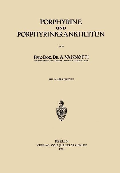 Produktbild: Porphyrine und Porphyrinkrankheiten