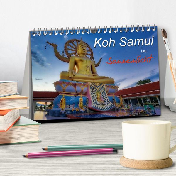 Produktbild: Koh Samui im Sonnenlicht (Tischkalender 2026 DIN A5 quer), CALVENDO Monatskalender