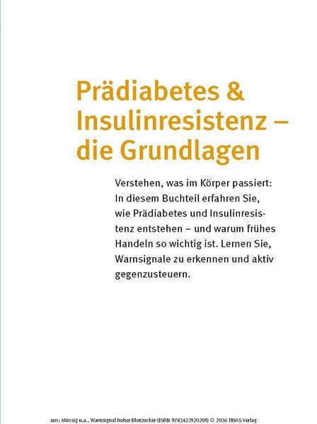 Produktbild: Warnsignal hoher Blutzucker