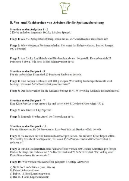 Produktbild: Top Pr&uuml;fung Fachkraft K&uuml;che
