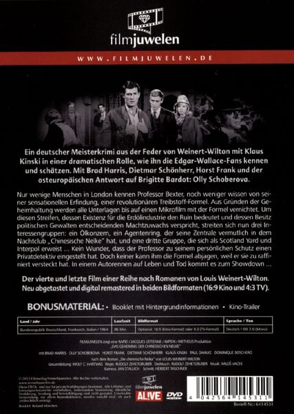 Produktbild: Das Geheimnis der chinesischen Nelke - Filmjuwelen