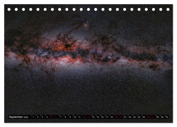 Produktbild: Deepsky XVII (Tischkalender 2026 DIN A5 quer), CALVENDO Monatskalender