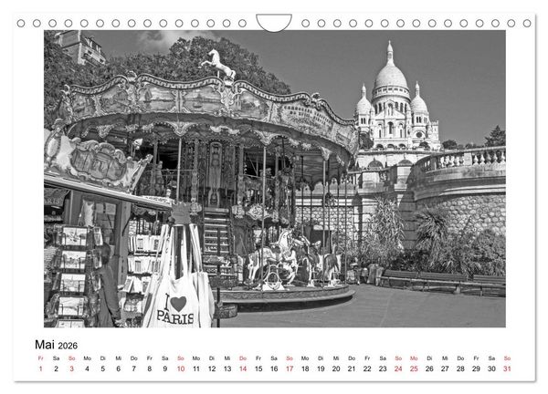 Produktbild: Paris vive la m&eacute;tropole (Wandkalender 2026 DIN A4 quer), CALVENDO Monatskalender