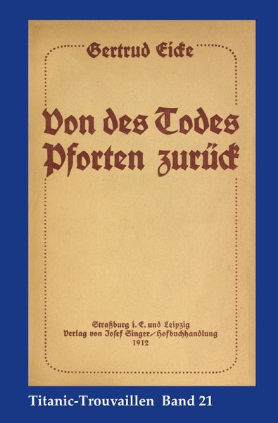 Produktbild: Titanic-Trouvaillen / Von des Todes Pforten zur&uuml;ck