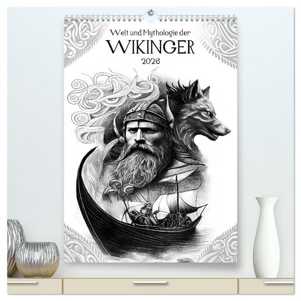 Produktbild: Welt und Mythologie der Wikinger (hochwertiger Premium Wandkalender 2026 DIN A2 hoch), Kunstdruck in Hochglanz