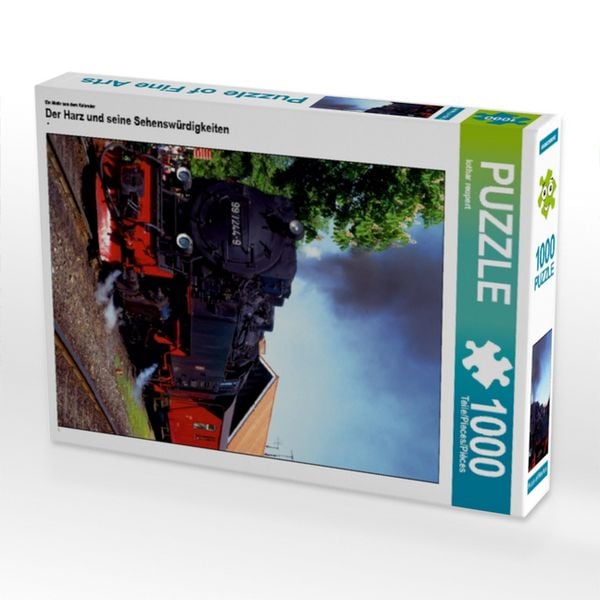 Produktbild: CALVENDO Puzzle Ein Motiv aus dem Kalender Der Harz und seine Sehensw&uuml;rdigkeiten | 1000 Teile Lege-Gr&ouml;&szlig;e 64x48cm Foto-Puzzle f&uuml;r gl&uuml;ckliche Stunden