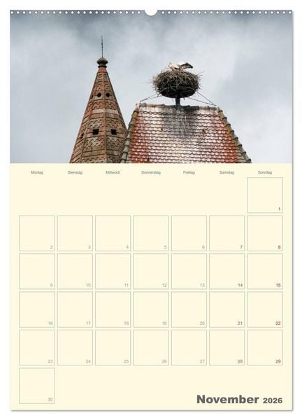 Produktbild: Unterwegs im Elsass &ndash; Terminplaner (Wandkalender 2026 DIN A2 hoch), CALVENDO Monatskalender