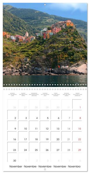 Produktbild: Cinque Terre - The Five Lands of Liguria (Wall Calendar 2026 12 &times; 12 Inch) CALVENDO 12 Month Wall Calendar