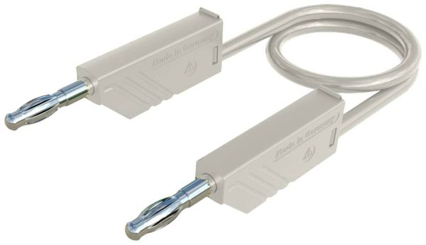 Produktbild: Hirschmann Test & Measurement MLN 200/2,5 WS Messleitung Lamellenstecker 4 mm Lamellenstecker 4 mm 2.00 m Wei&szlig; 1 St.