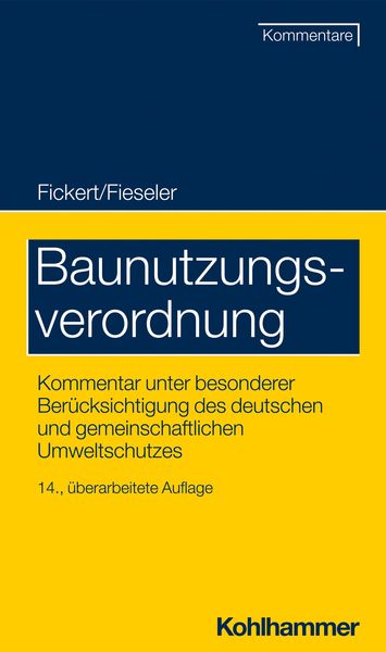 Produktbild: Baunutzungsverordnung