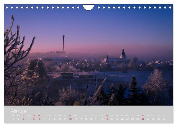 Produktbild: Winterberg - Stadtansichten (Wandkalender 2026 DIN A4 quer), CALVENDO Monatskalender