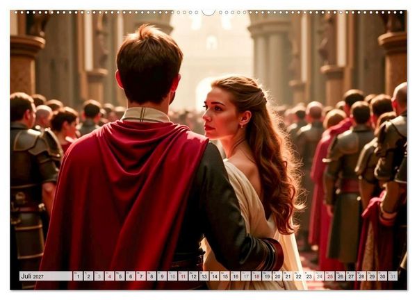Produktbild: Camelot &ndash; Aufstieg und Fall einer Legende (Wandkalender 2027 DIN A2 quer), CALVENDO Monatskalender