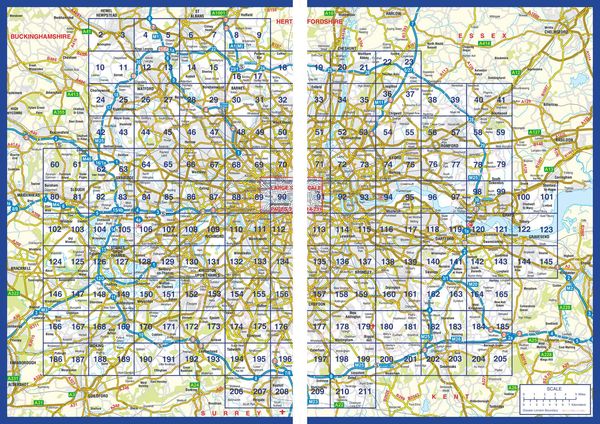 Produktbild: A -Z Master Atlas of Greater London