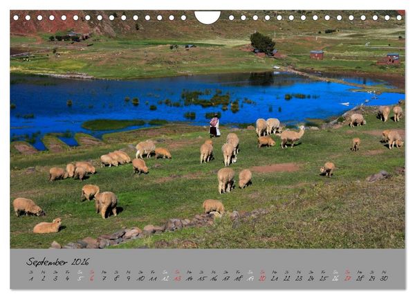 Produktbild: Peru 2026 (Wandkalender 2026 DIN A4 quer), CALVENDO Monatskalender