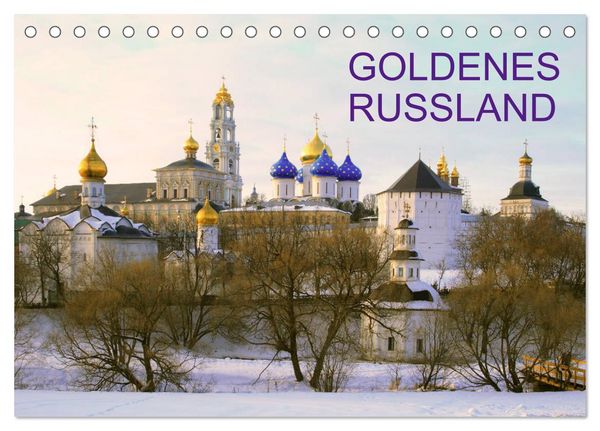 Produktbild: Goldenes Russland (Tischkalender 2026 DIN A5 quer), CALVENDO Monatskalender